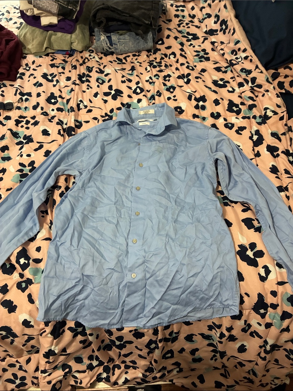 Light blue Calvin Klein button up shirt